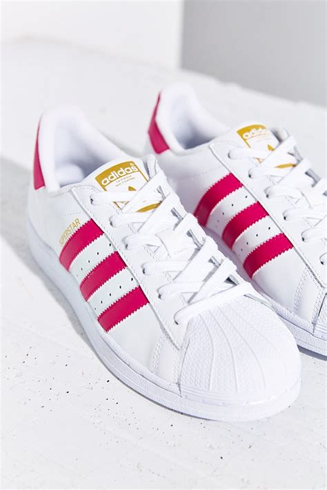 pink adidas originals superstar.